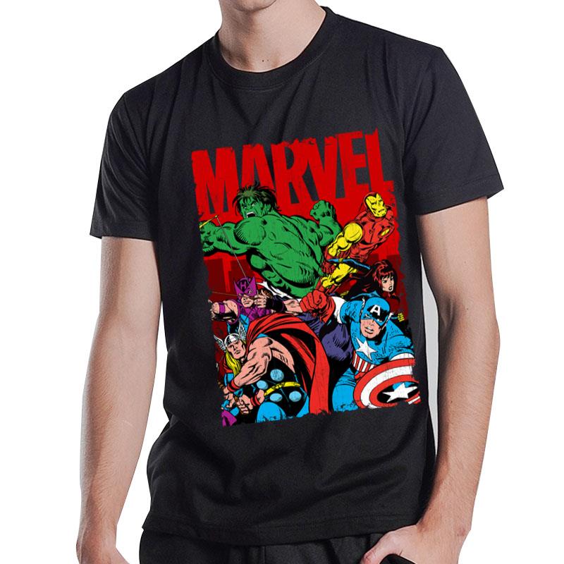 Marvel Avenger Vintage Poster T-Shirt