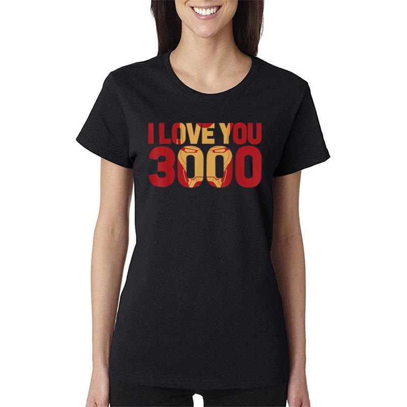 Marvel Avengers Endgame Iron Man I Love You 3000 Women T-Shirt