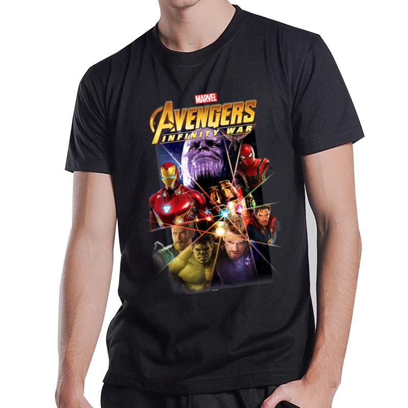 Marvel Avengers Infinity War Gauntlet Prism T-Shirt