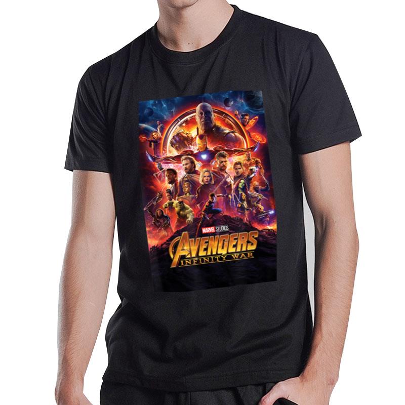 Marvel Avengers Infinity War Poster Graphic T-Shirt