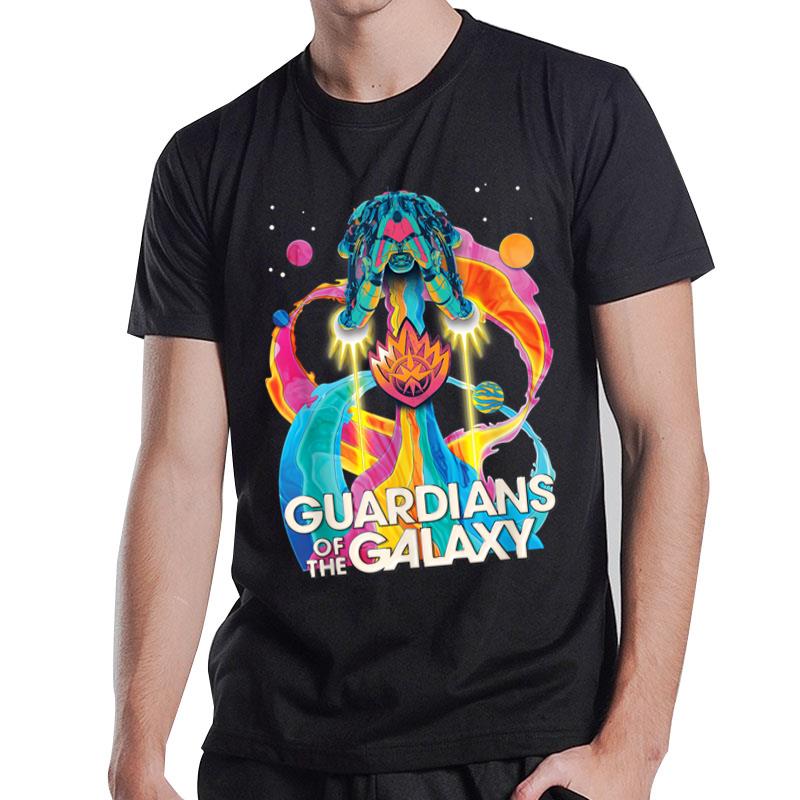 Marvel Guardians of the Galaxy Volume 3 Bowie Space Rainbow T-Shirt