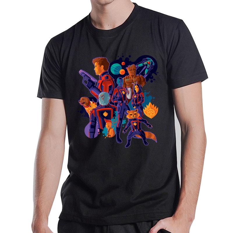 Marvel Guardians of the Galaxy Volume 3 Cosmic Team T-Shirt