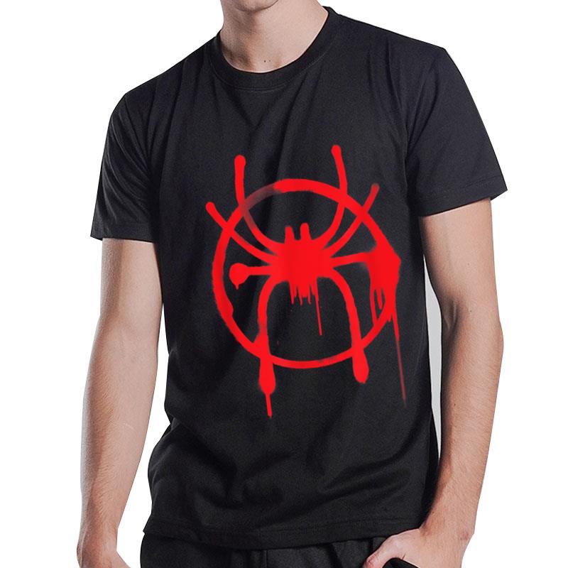 Marvel Spider Man Into The Spider Verse Red Icon T-Shirt