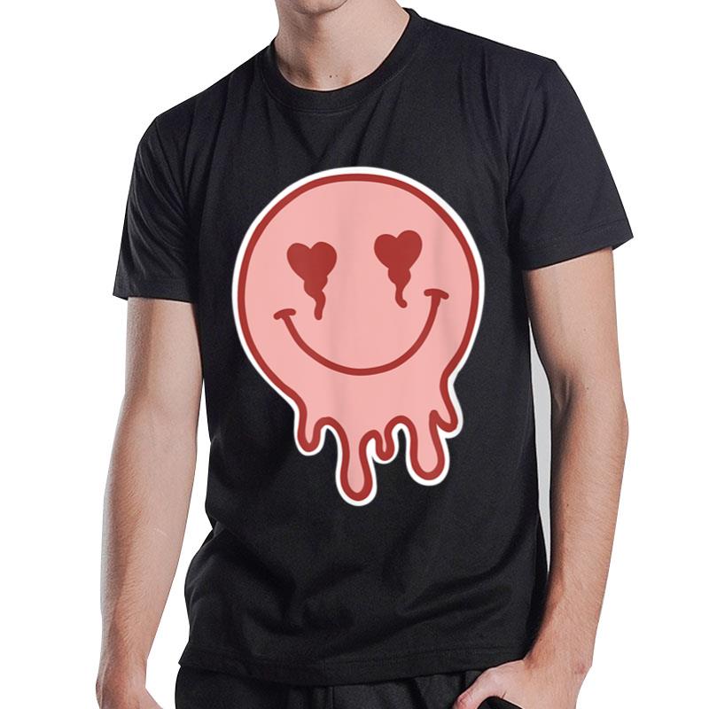 Melting Smiling Valentines Face T-Shirt