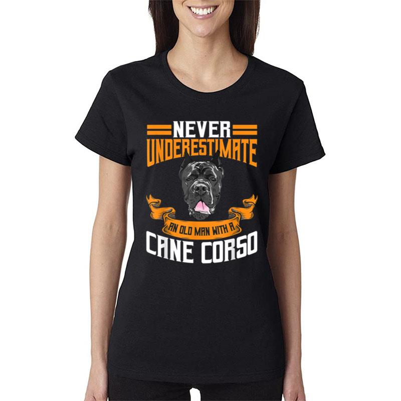 Mens Cane Corso Motif For Men Italian Mastiff Women T-Shirt