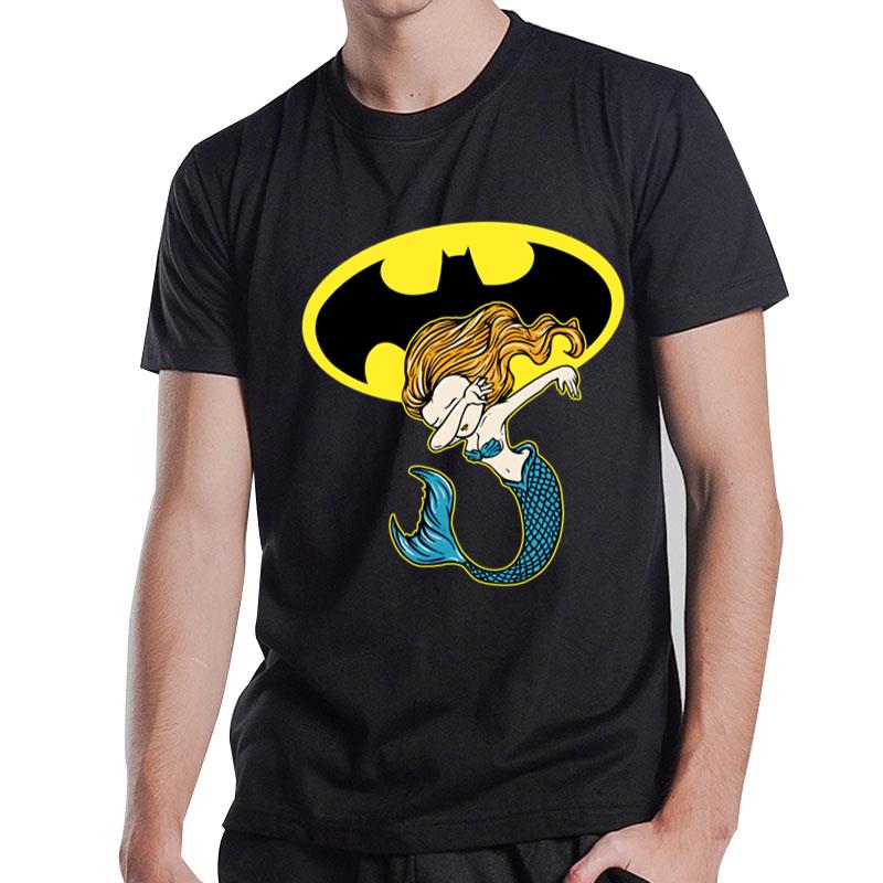 Mermaid Dabbing Batmann T-Shirt