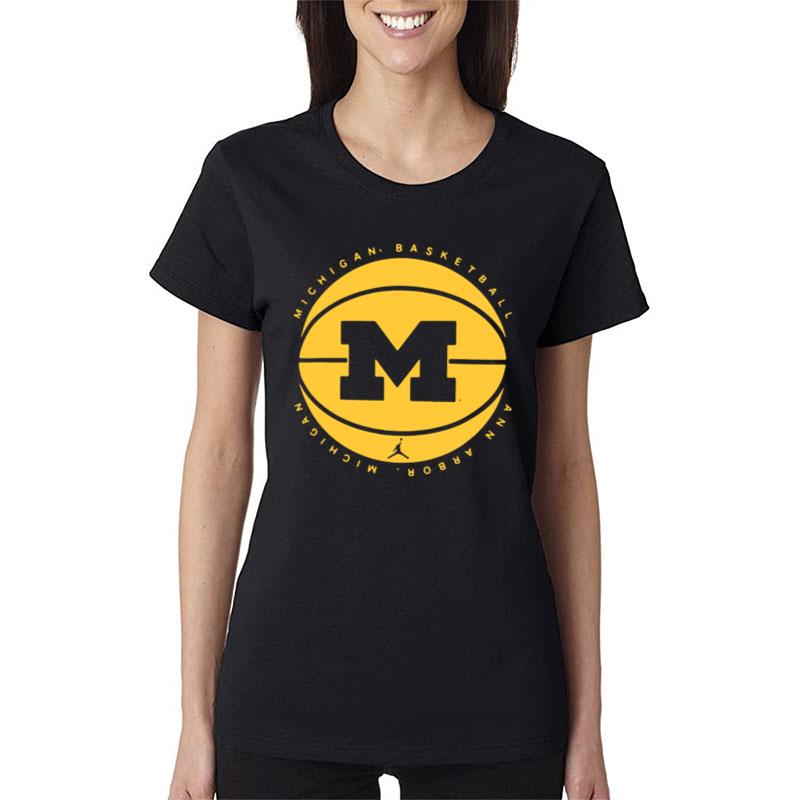 Michigan Basketball Ann arbor Women T-Shirt