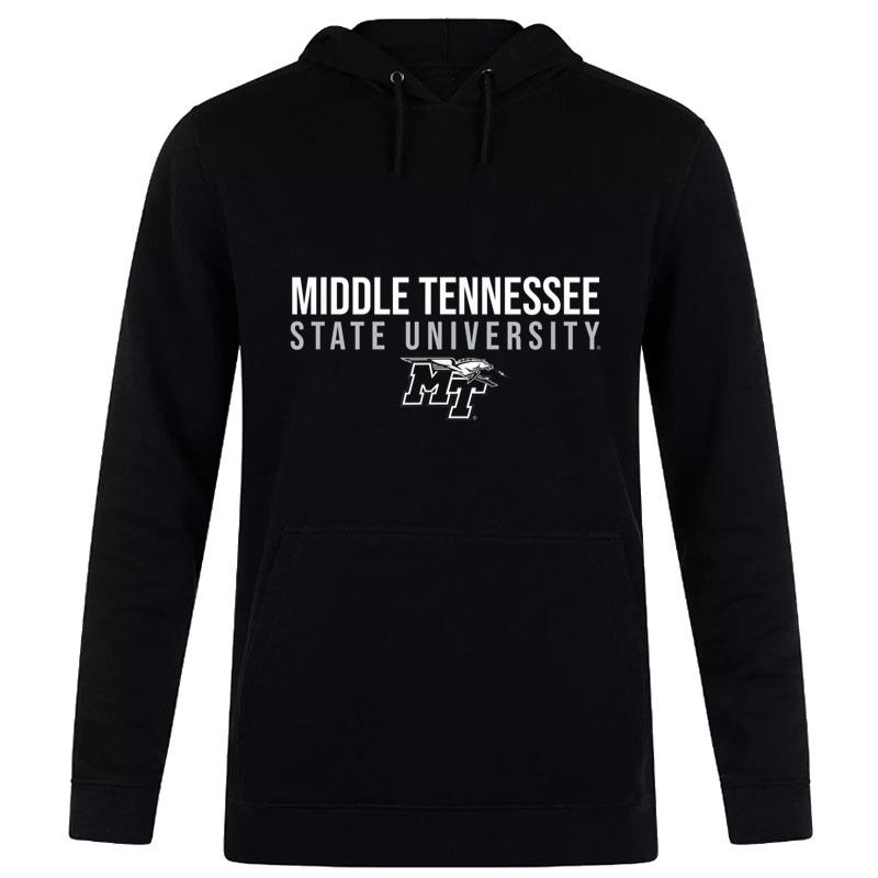 Middle Tennessee MTSU Blue Raiders Stacked Women T-Shirt