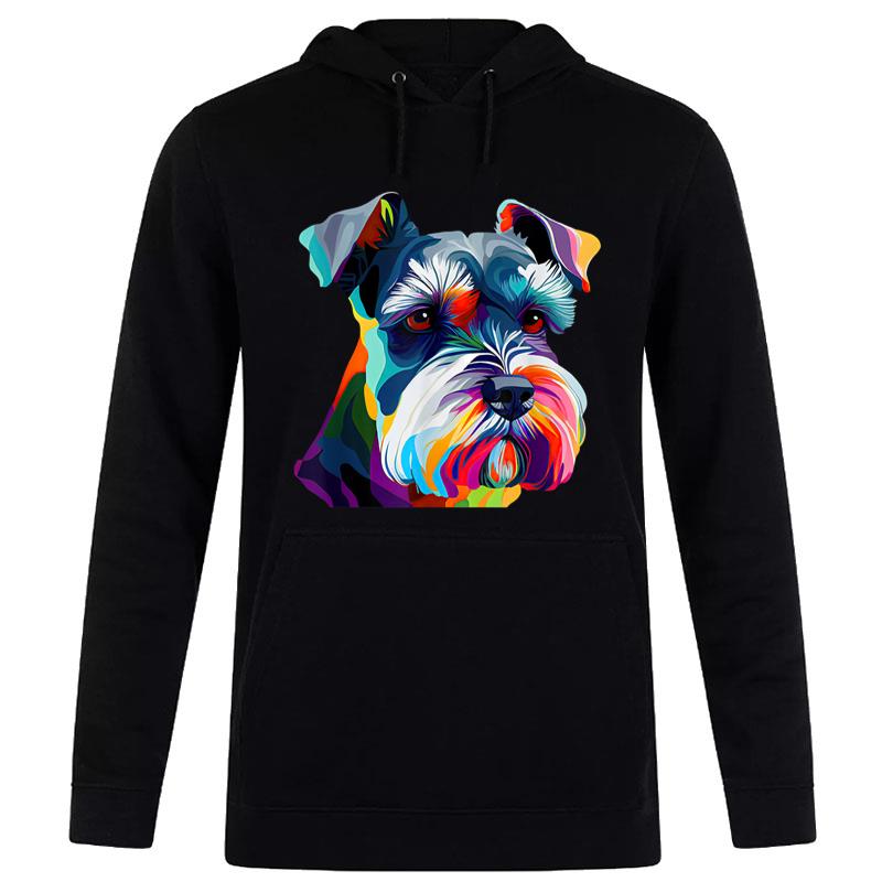 Mini Schnauzer Lover Schnauzer Pop Art Miniature Schnauzer Women T-Shirt