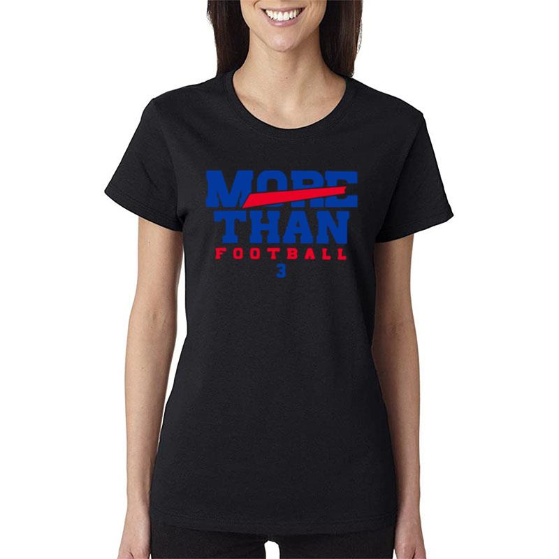 More Than Football 3 Women T-Shirt