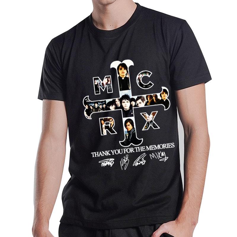 My Chemical Romance Mcrx Signature Thanks For The Memories T-Shirt