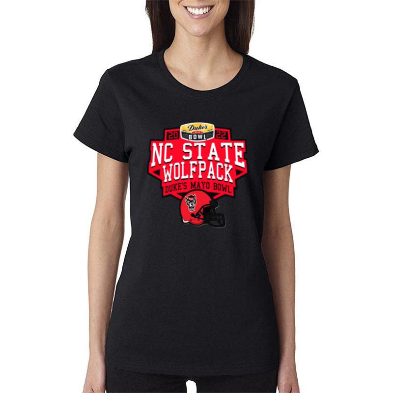 Ncaa Nc State Wolfpack Football 2022 Dukes Mayo Bowl Women T-Shirt