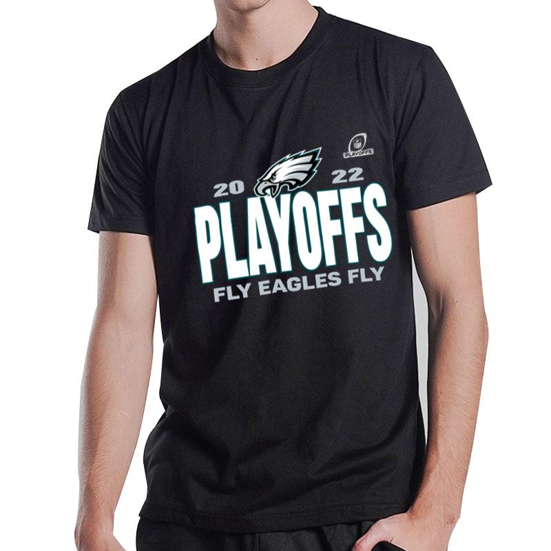 Nfl Shop Philadelphia Eagles 2022 Playoffs Our Time Black T-Shirt