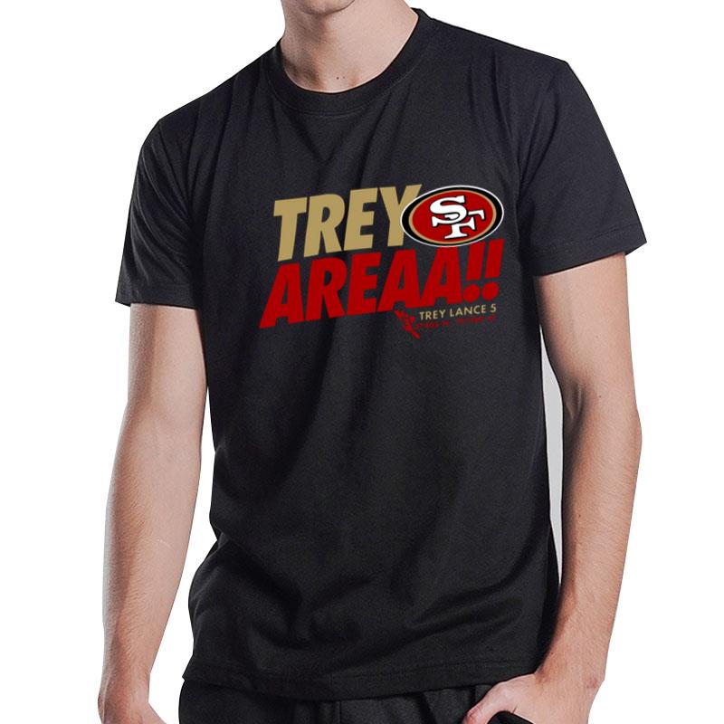 Nfl Trey Lance Black San Francisco 49Ers T-Shirt