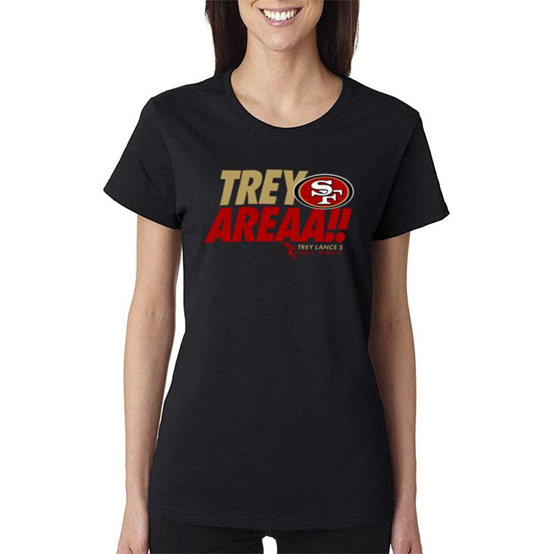 Nfl Trey Lance Black San Francisco 49Ers Women T-Shirt