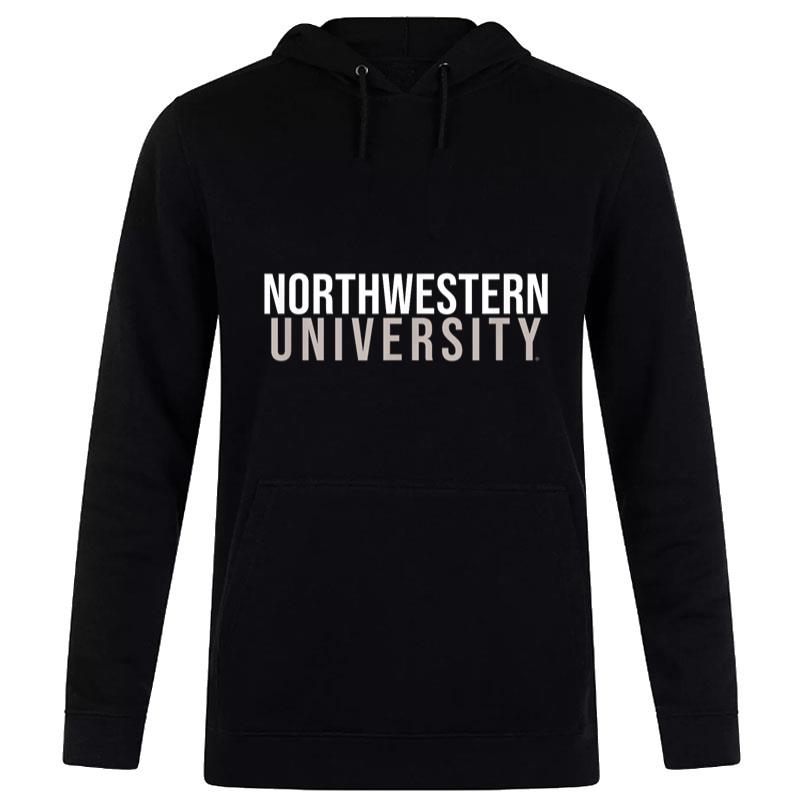 Northwestern University Wildcats Stacked Women T-Shirt