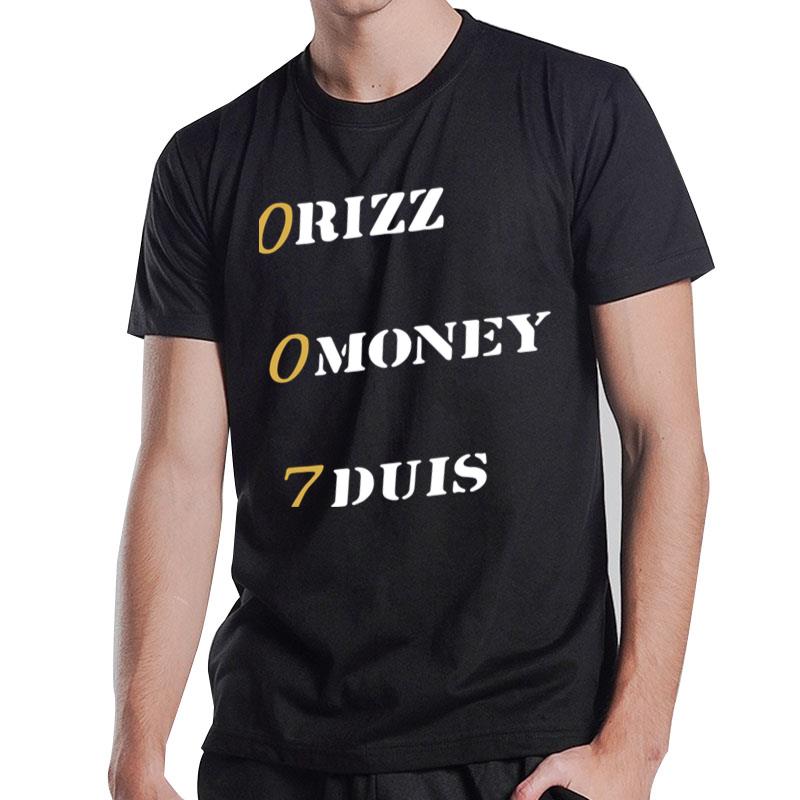 Official 007 Rizz Money Duis T-Shirt