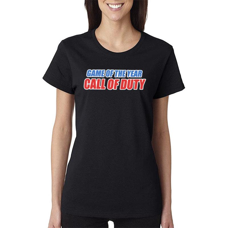 Official Game Of The Year Call Of Duty Women T-Shirt