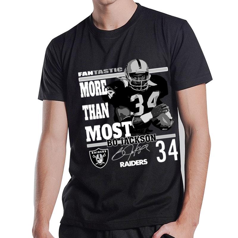 Official Nfl Raiders #34 Bo Jackson T-Shirt