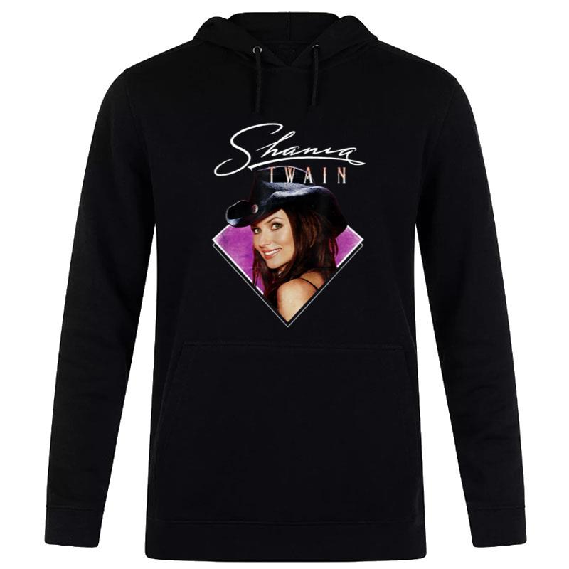 Official Shania Twain Purple Photo White Text Women T-Shirt