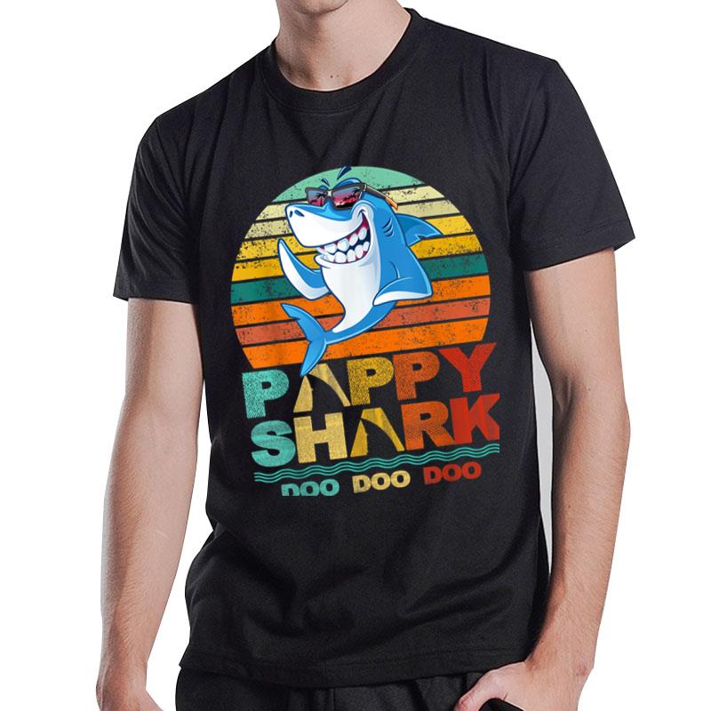 Pappy Shark Pappy Shark Lover Family Father’S Day T-Shirt