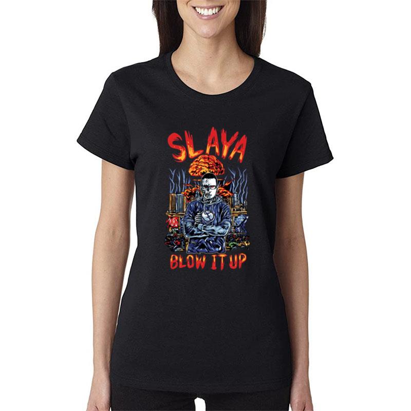 Pattyp Slaya Blow It Up Women T-Shirt