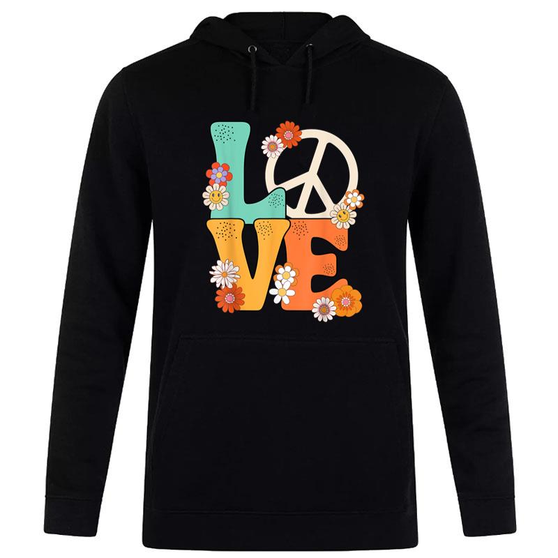 Peace Sign Love 60 s 70 s  70s Outfits For Women Women T-Shirt