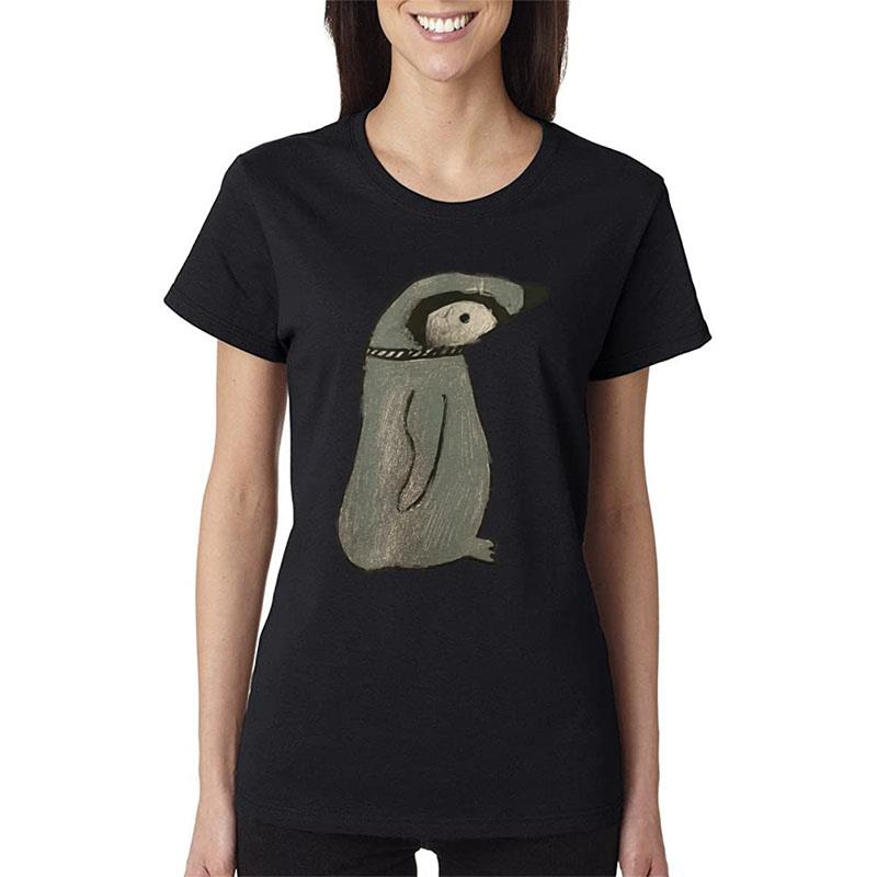 Penguin Waiting Women T-Shirt