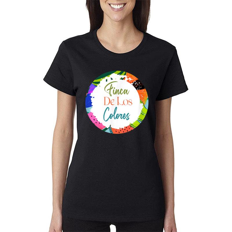 Permaculture Bliss Finca De Los Colores Farm Tee Women T-Shirt