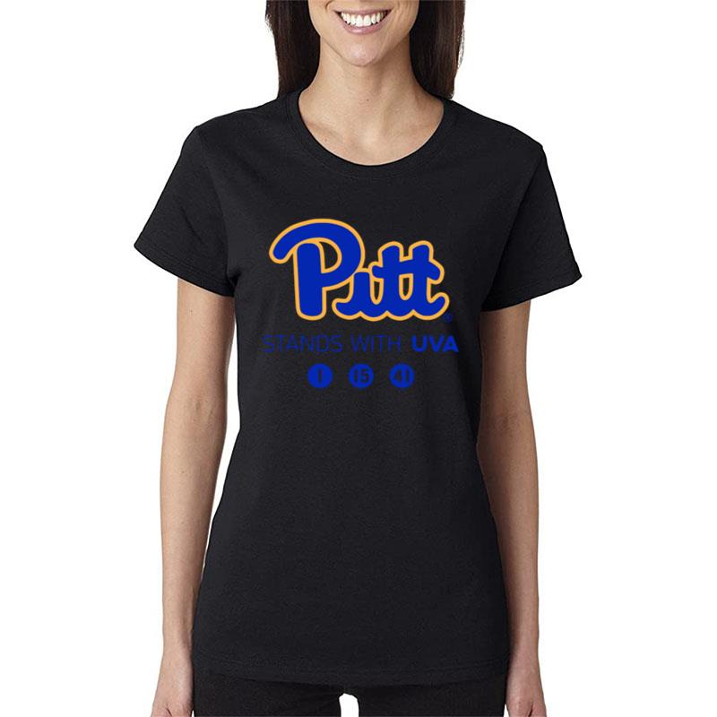 Pitt Stands With UVA 1 15 41 Women T-Shirt