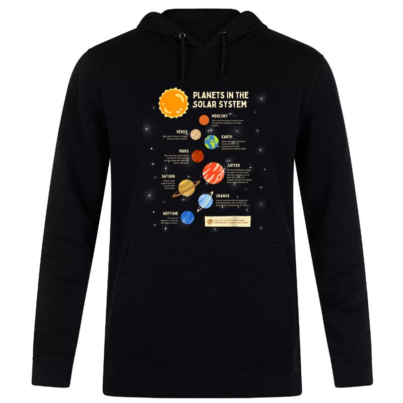 Planets Solar System Outer Space Science Boys Girls Kids Women T-Shirt