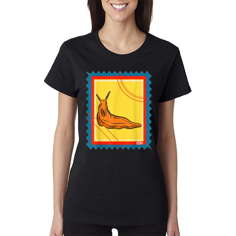 Postage Stamp Snail Slug Women T-Shirt