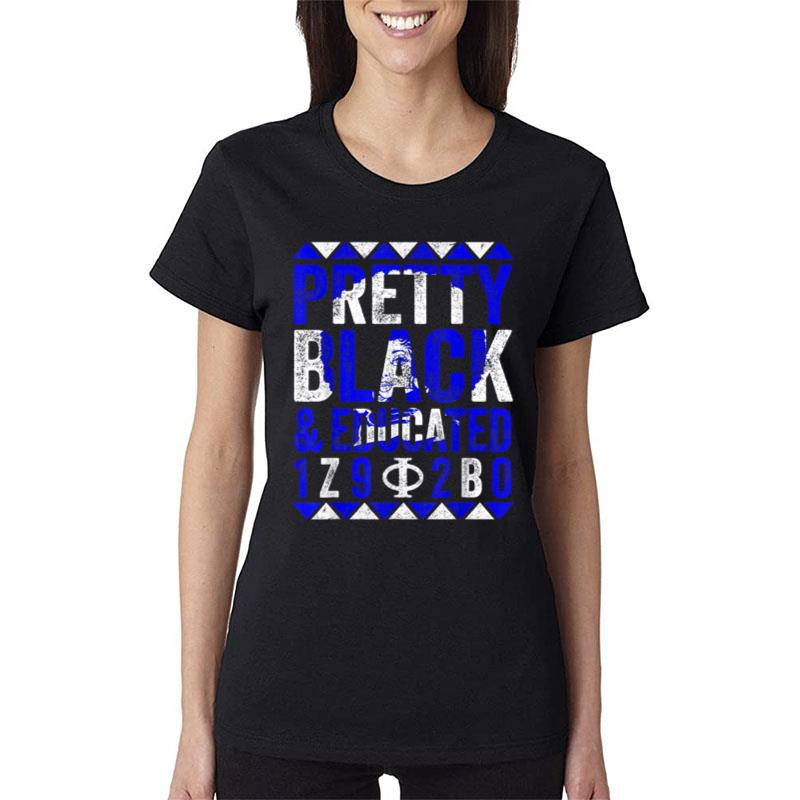 Pretty Black And Educated Zeta 1920 American American Women T-Shirt