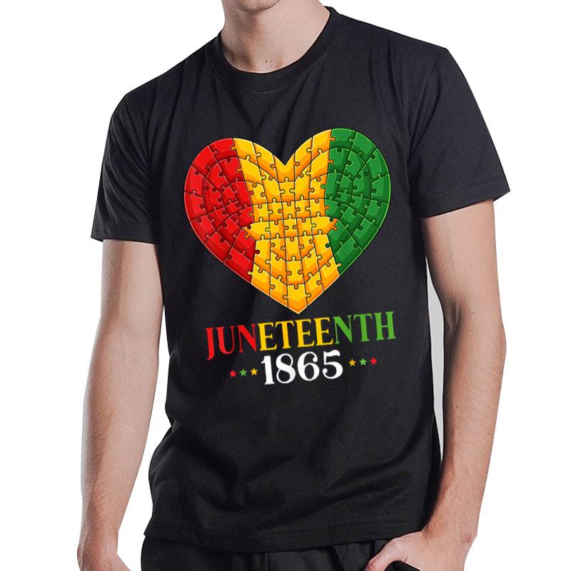 Pride And Freedom Juneteenth Heritage Black T-Shirt