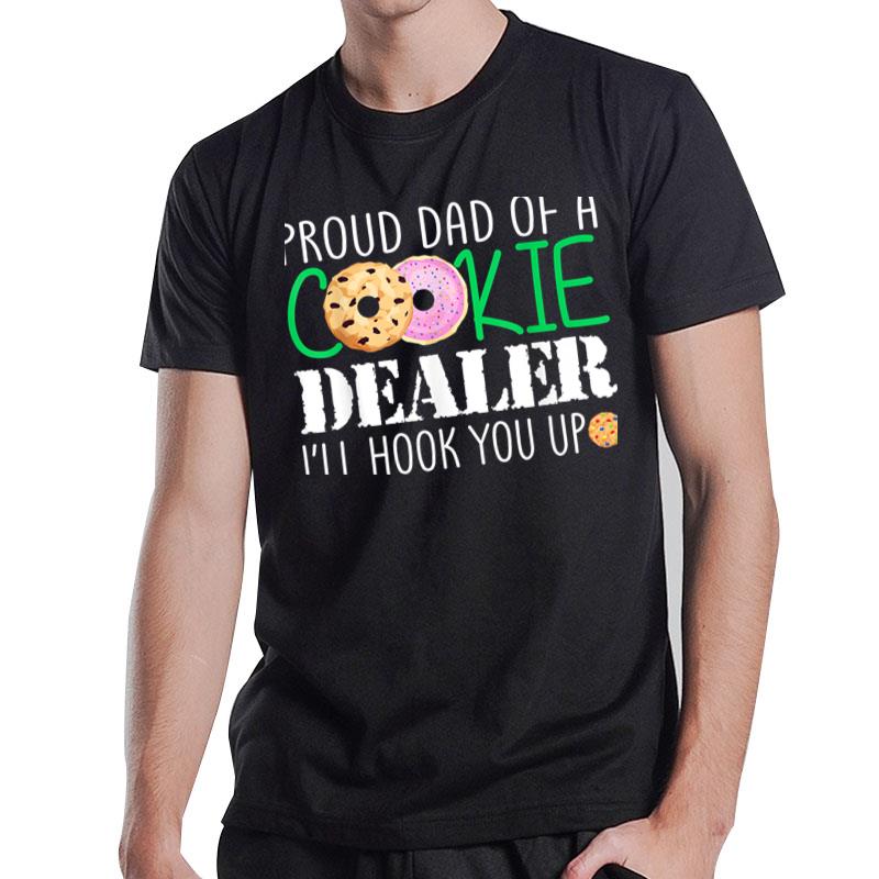 Proud Dad Of A Cookie Dealer Girl Troop Leader Matching T-Shirt