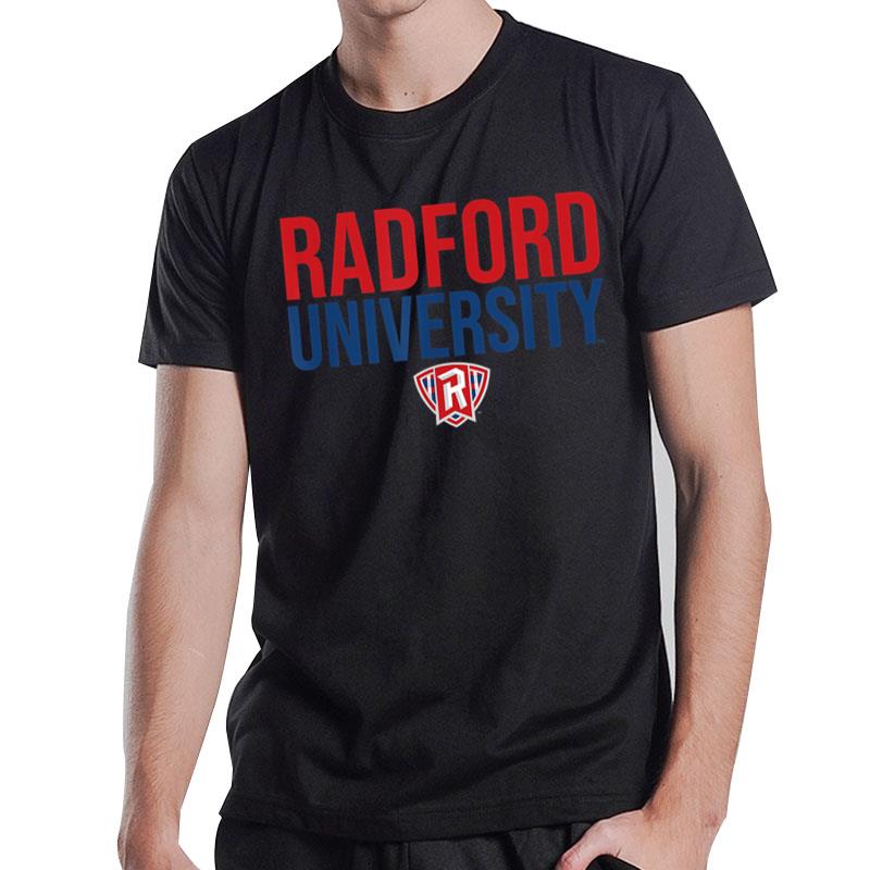 Radford University Highlanders Stacked T-Shirt