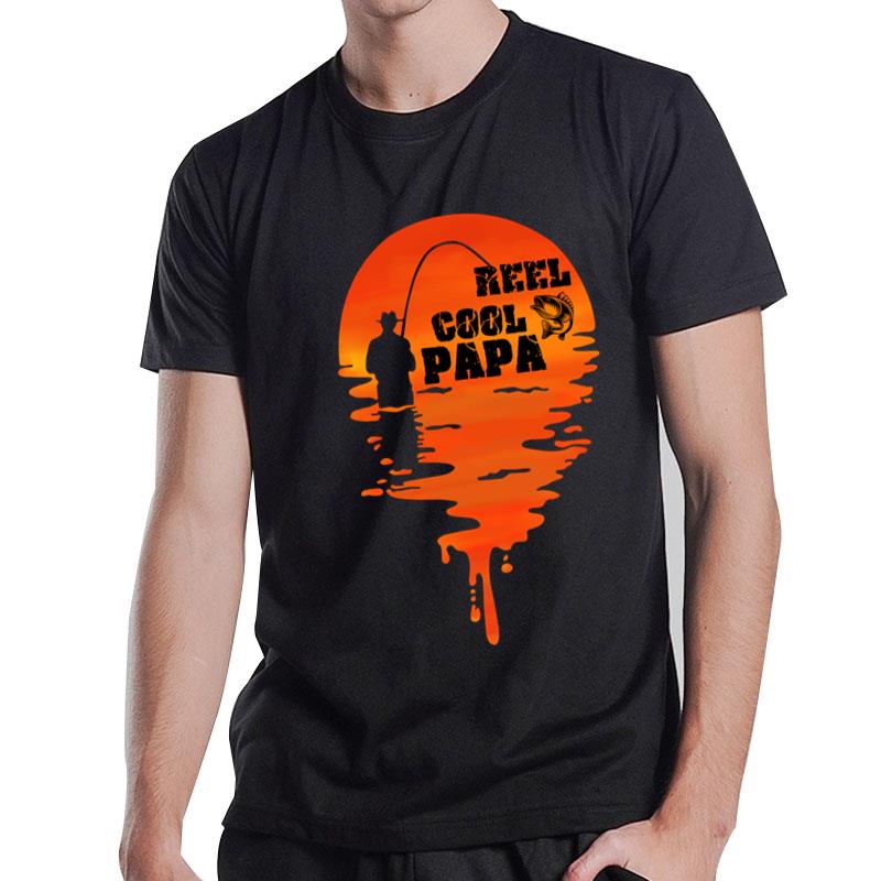 Reel Cool Papa Sunset T-Shirt