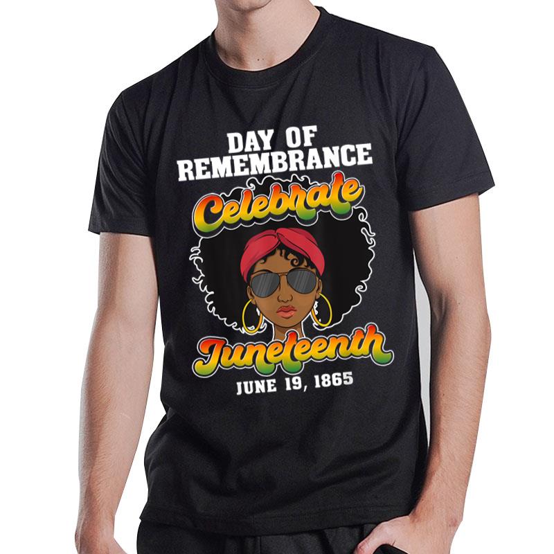 Remembering My Ancestors Juneteenth Free-Ish Since 1865 T-Shirt