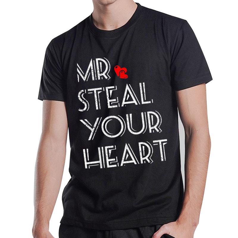 Retro Love. A Stylish Mr Heart Stealer For Valentine' Day T-Shirt