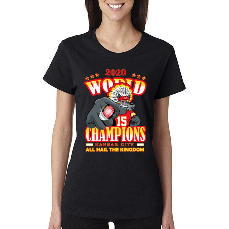 Revvit Toy Co Kansas City Football 2020 Champions Mahomes Limited Edition Unisex Women T-Shirt