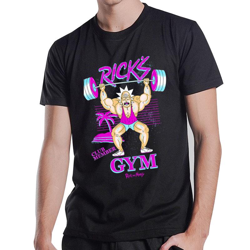 Rick And Morty Rick'S Gym Fitness Poster T-Shirt