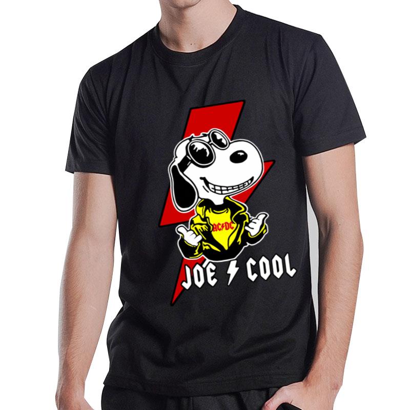 Rocker Snoopy Joe Cool Ac Dc T-Shirt