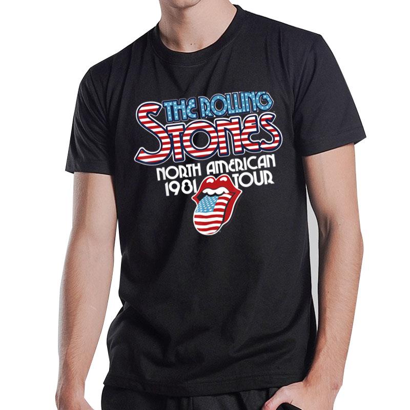 Rolling Stones Official NA Tour 1981 T-Shirt