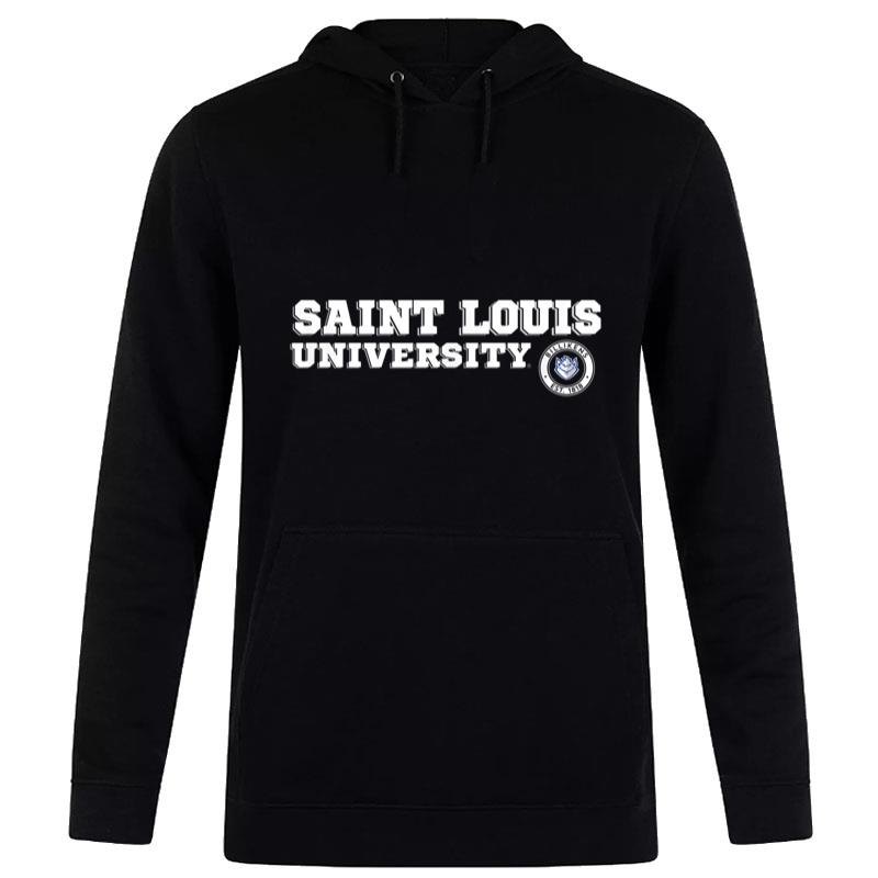 Saint Louis University SLU Billikens Block Text Women T-Shirt