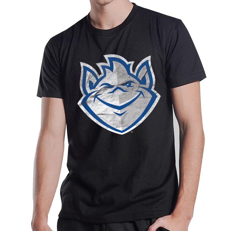 Saint Louis University SLU Billikens Distressed Primary T-Shirt