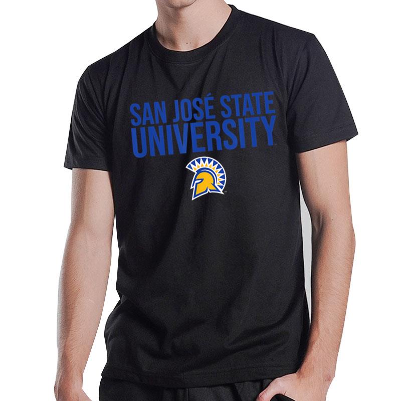 San Jose State University SJSU Spartans Stacked T-Shirt