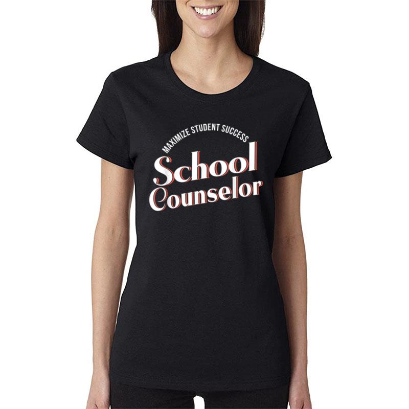 School Counselor Student Success Counselor Week Women T-Shirt