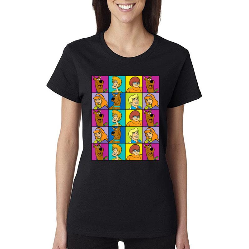 Scooby-Doo Meddling Squares Women T-Shirt