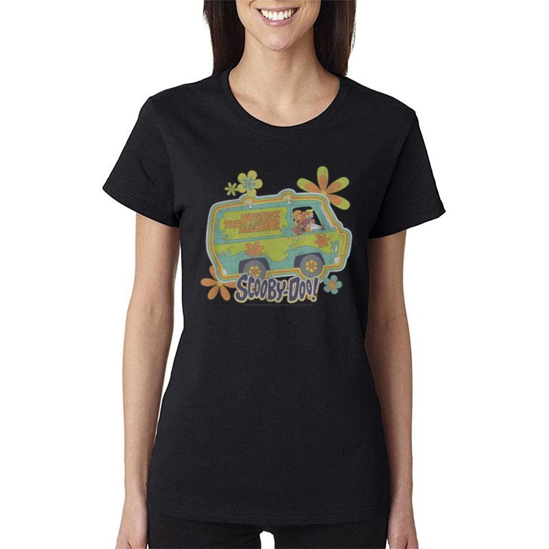 Scooby Doo Mystery Machine Vintage Group Women T-Shirt