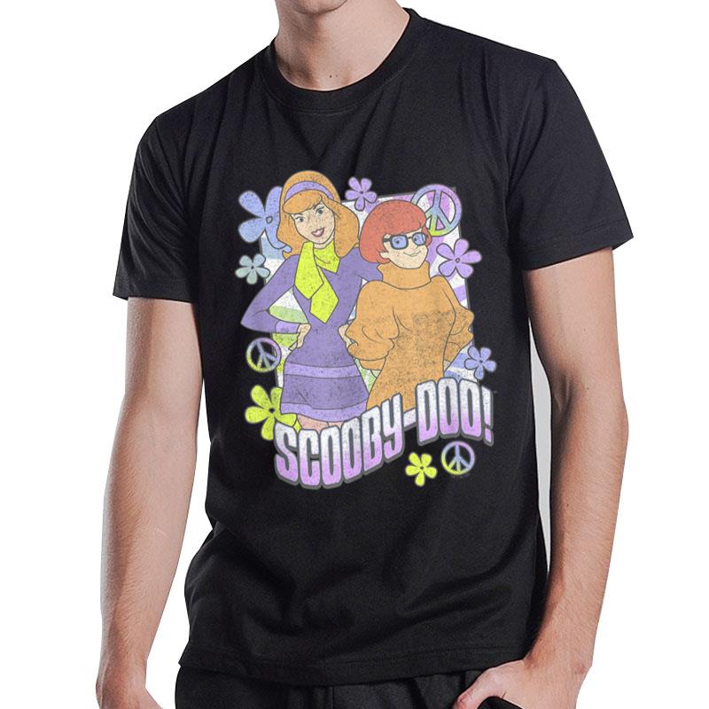 Scoobydoo Velma And Daphne Flower Power Poster T-Shirt